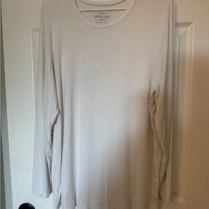 Torrid Super Soft White Long Sleeve Top 2